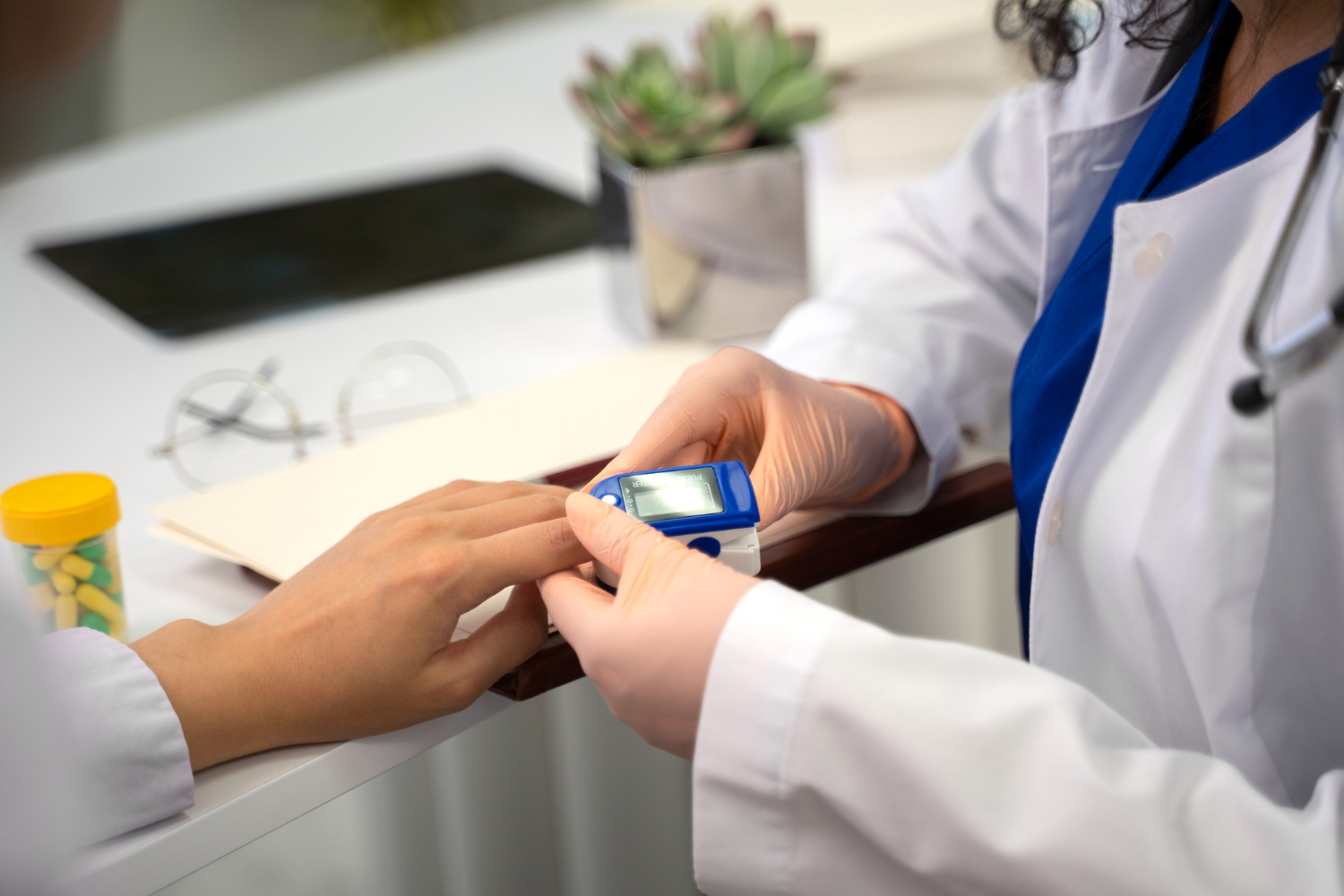 Paciente realizando consulta para identificar e diagnosticar o tipo de diabetes